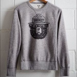 American Eagle Smokey Bear Crewneck Sweatshirt